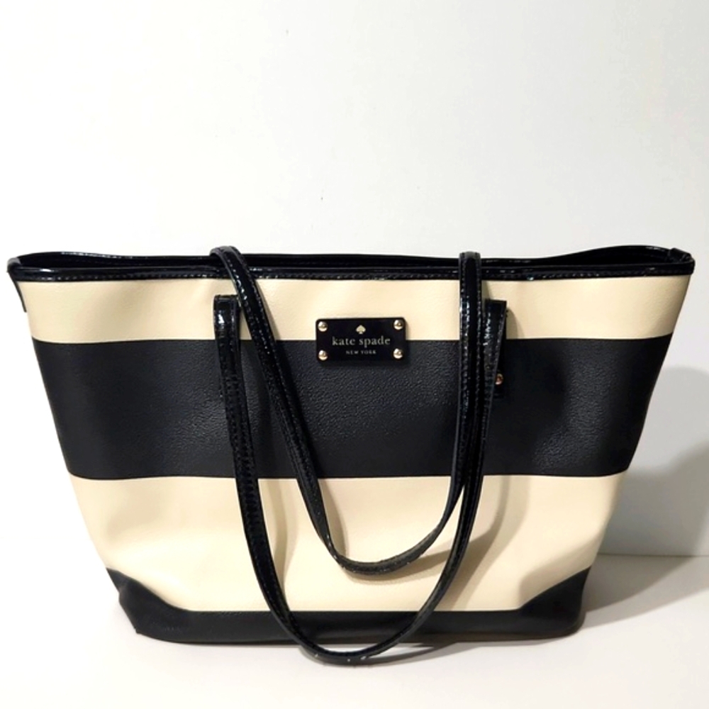 Kate Spade Boutique Harmony Large Striped Tote - Picture 4 of 14